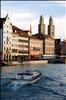 Zurich Riverboat and Cathedral